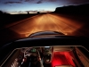 The Lexus SC300 at sunrise in Monument Valley. PD/Scott Shaw 1/30/98